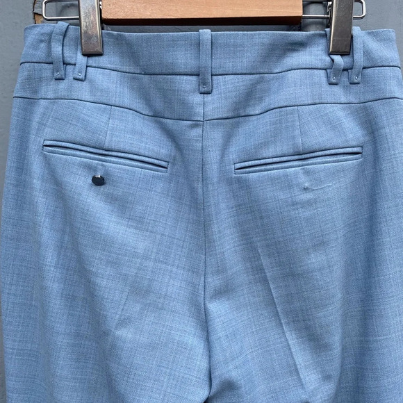 Marc Cain Blue Wool Blend Crop Trousers, size “N2” (US6) - Picture 9 of 11